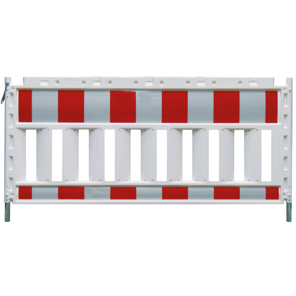 Schake EURO | panel fence | film RA1/A, red / white | length: 2,40 m (no TL test) | with lamp adapter